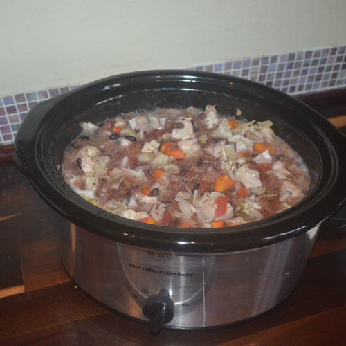 Belize Style Hearty Crock Pot Chicken Soup Updated • me single cook